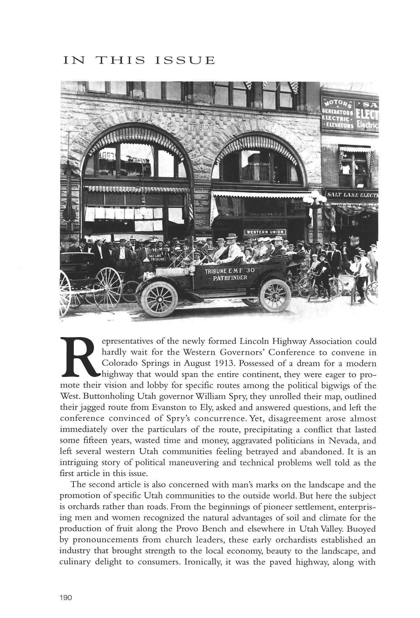 In This Issue