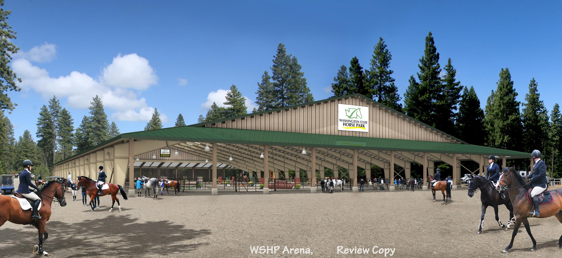 Washington State Horse Park’s New Arena Is Almost Complete by Kristina