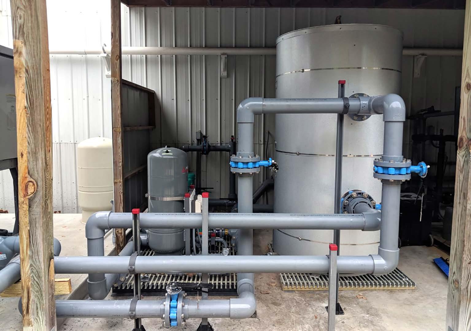 Hydronic Buffer Tank & Pumping Skid.