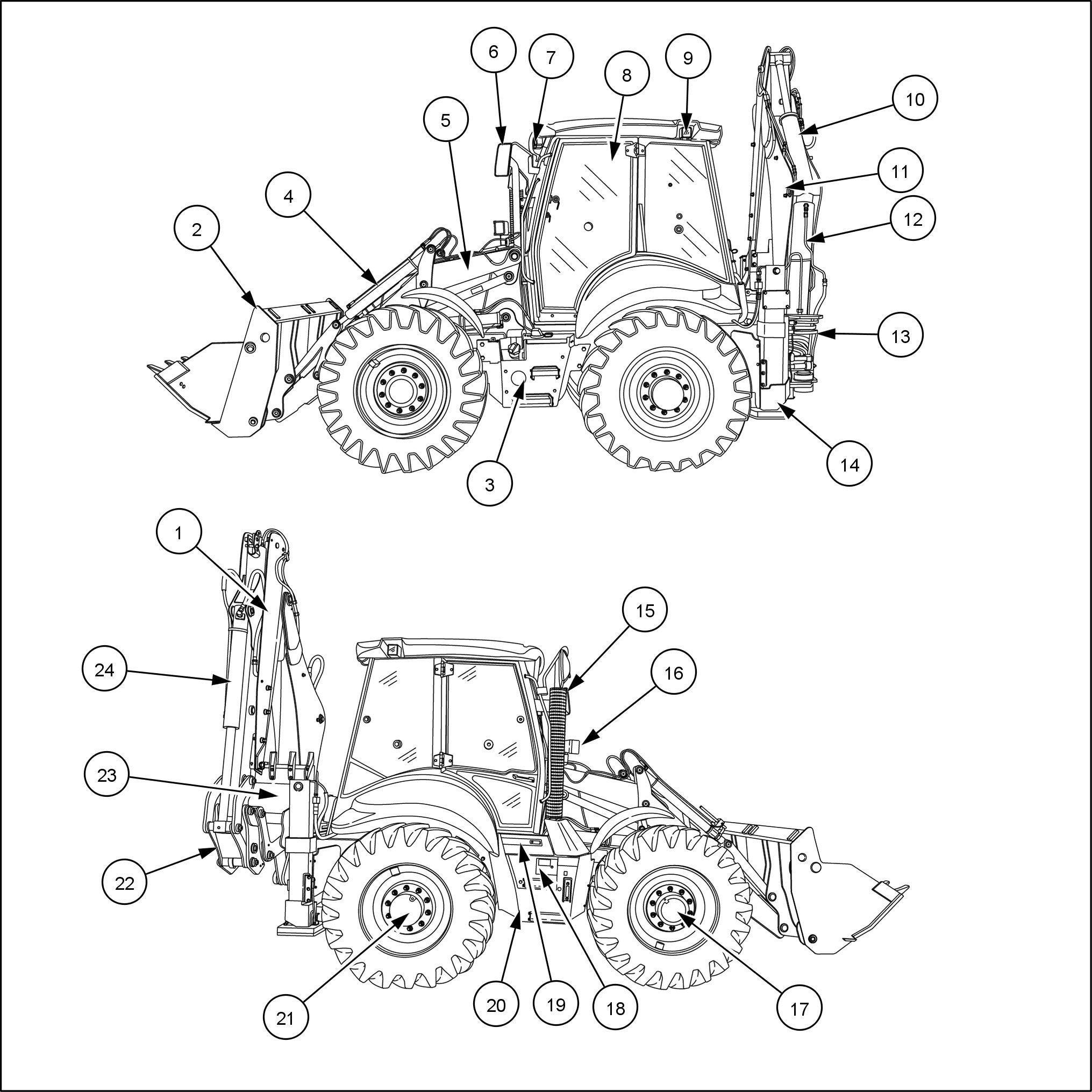 CASE 580ST Stage IV Tractor Backhoe Loader Service Repair Manual by