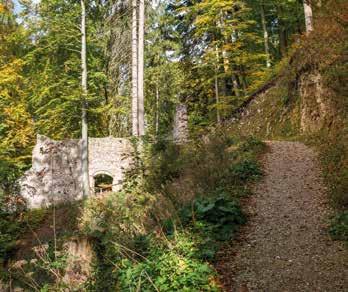 Buch mit Geschichte Kraftplatz Ruine Rottenburg. A place, a history The Castle Ruin Rottenburg is a power place