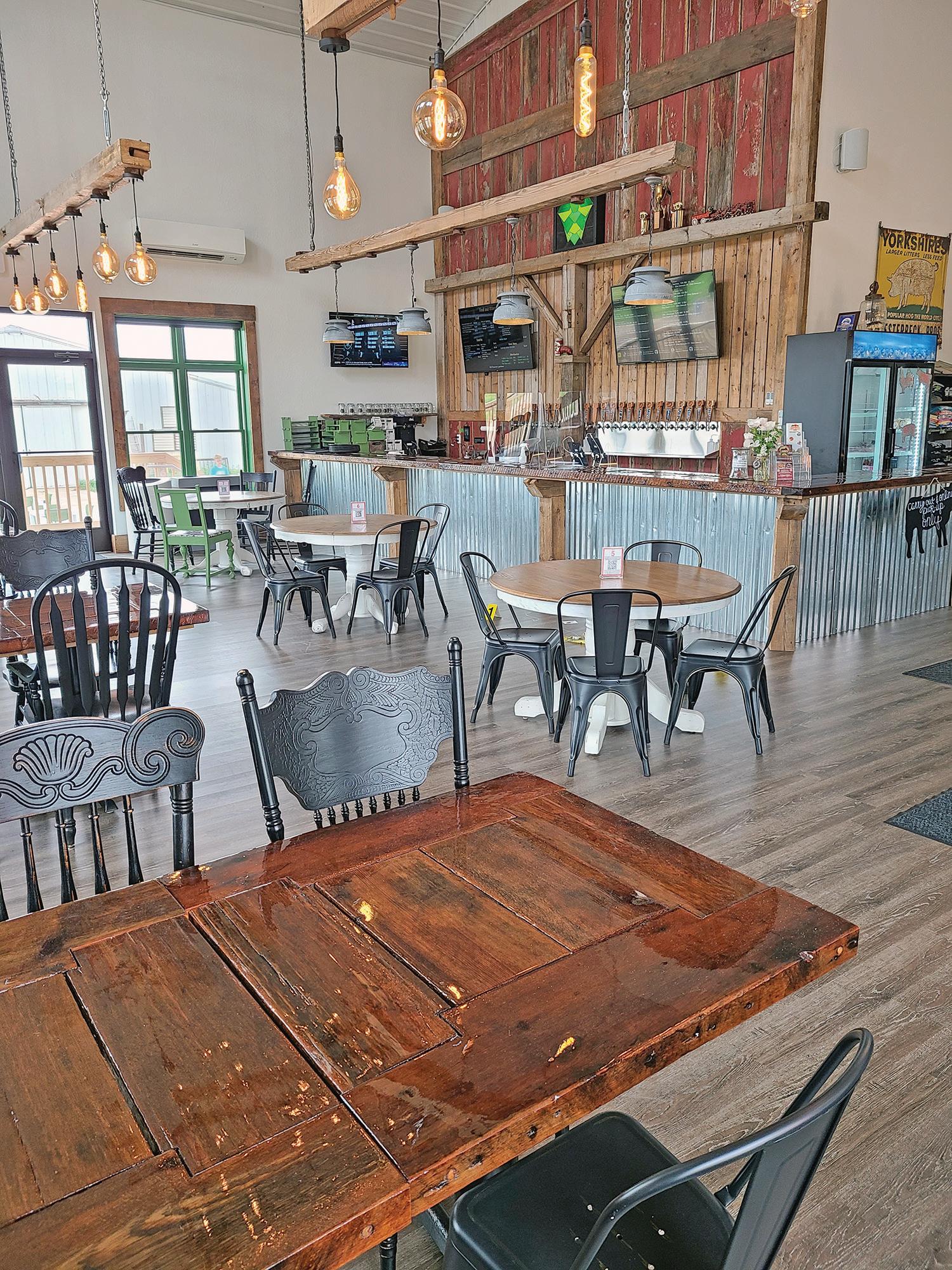 Patio helps brewery go with the flow