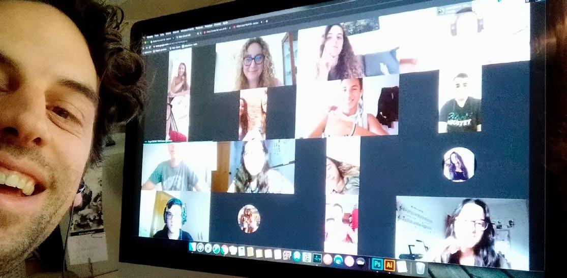 Videotrucades dels alumnes amb els tutors i tutores