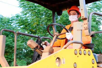 Causa Nacional Luchando codo a codo para que el COVID no ingrese a Obras