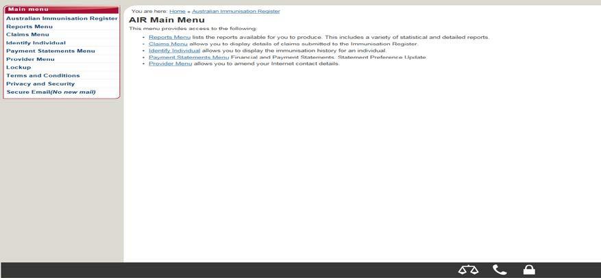 Cover for Identify an Individual on the AIR