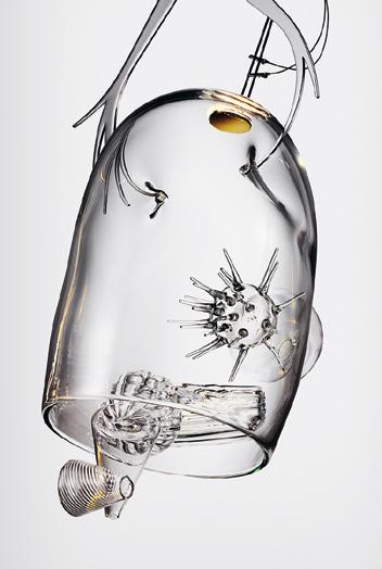 Paradise City Caliper pendant by Lindsey Adelman.