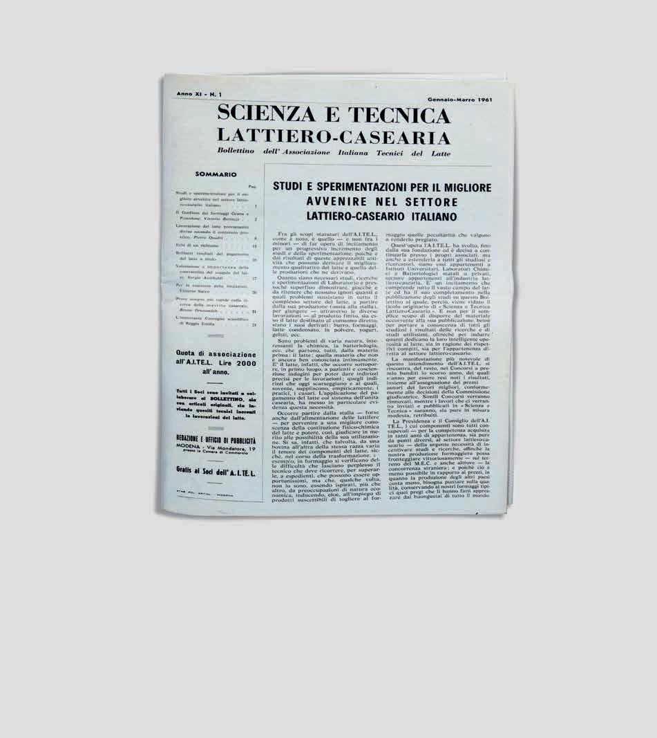 Article from: Scienza e Tecnica Lattiero Casearia n.6 Dicembre