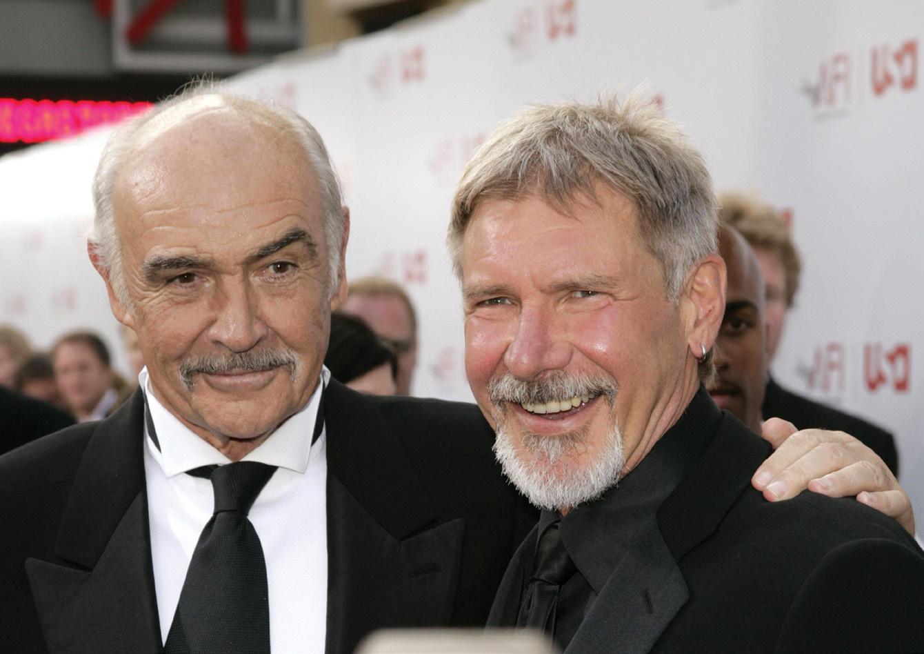 With Harrison Ford at the AFI Life Achievement Award, A Tribute to Sir Sean Connery © Everett Collection / Shutterstock.com