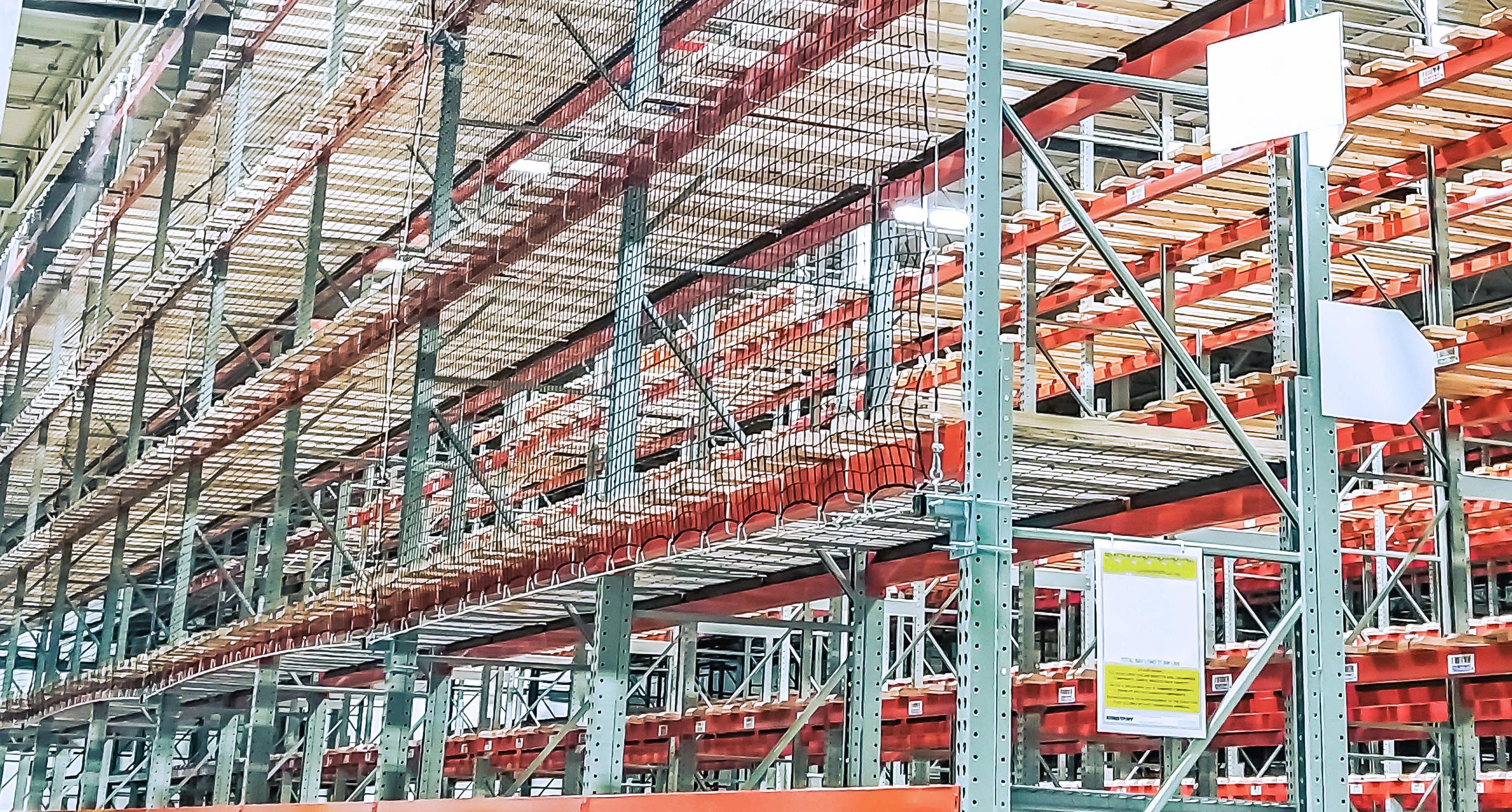 RackGuard Industrial Rack Netting 1