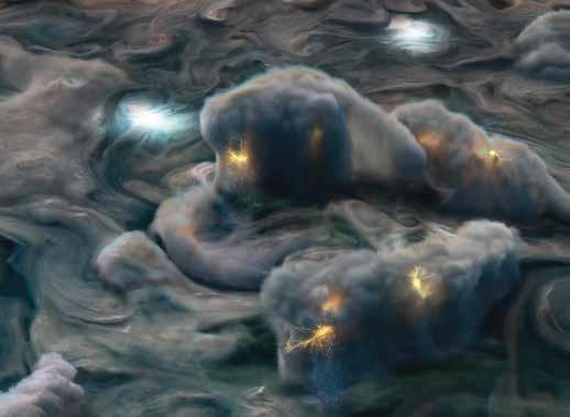 Shallow Lightning at Jupiter