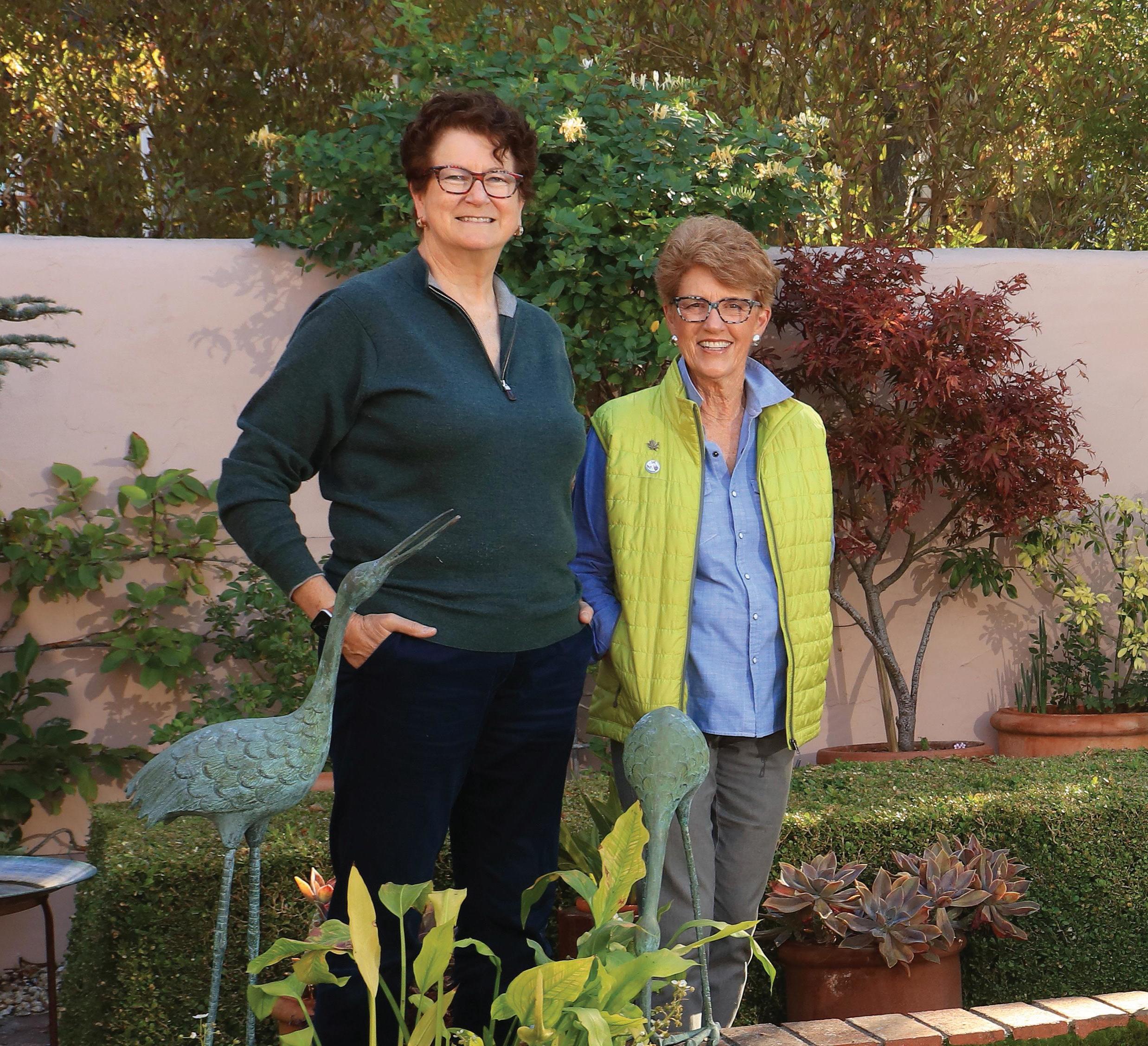 Cyd Crampton and Sandy Freeman