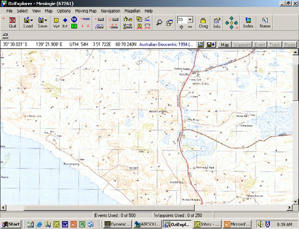 Australian Map Gridding (AMG) System