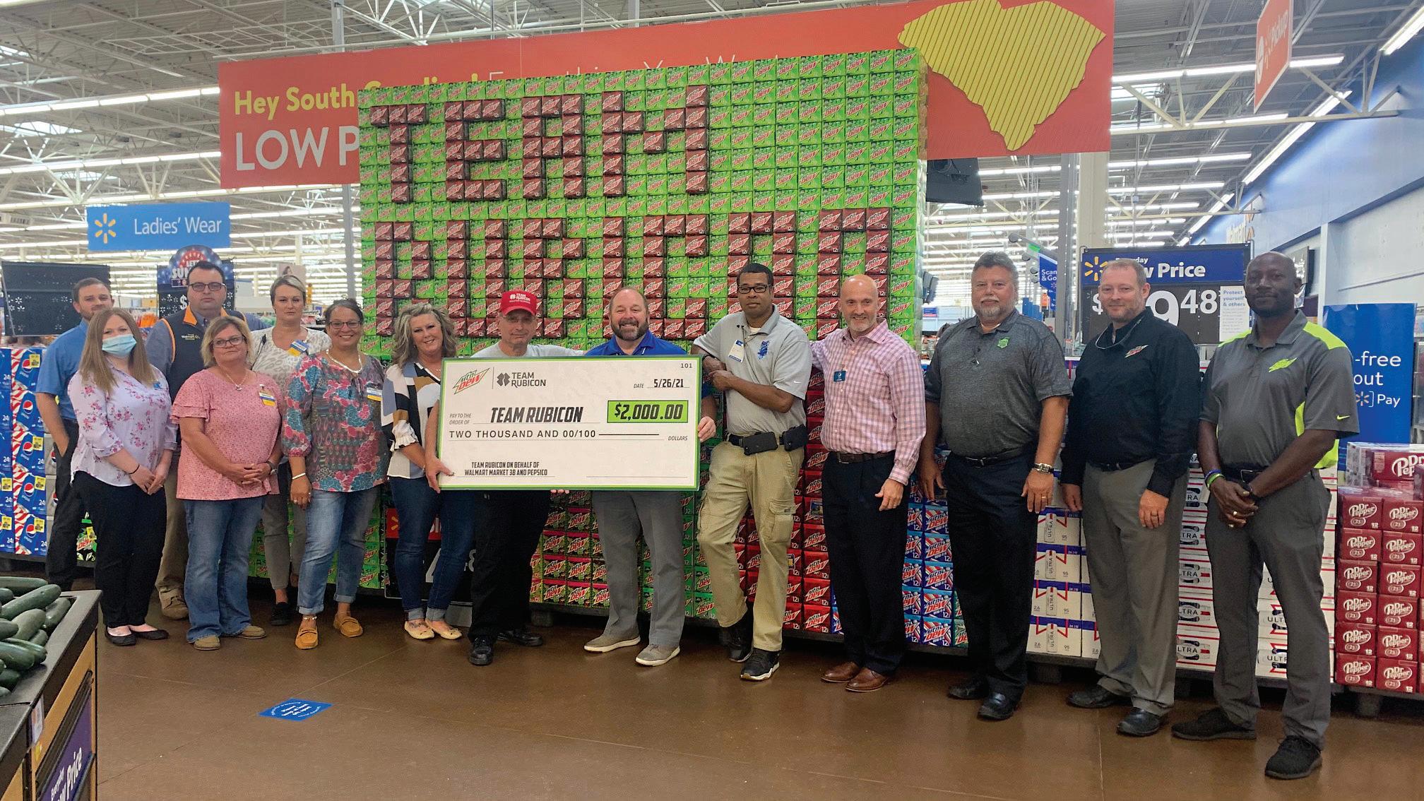 Cover for Team Rubicon Receives Donation