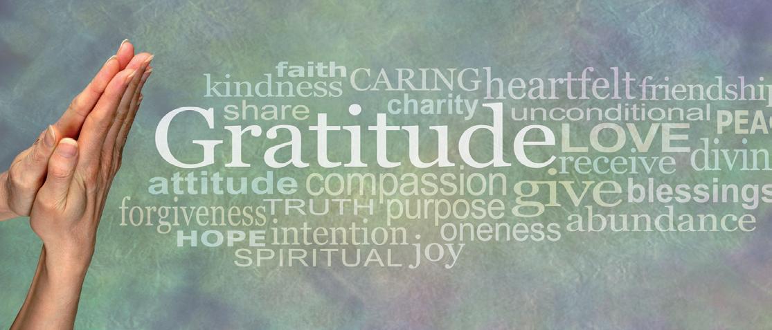 Cover for Gratitude turns what we have into enough