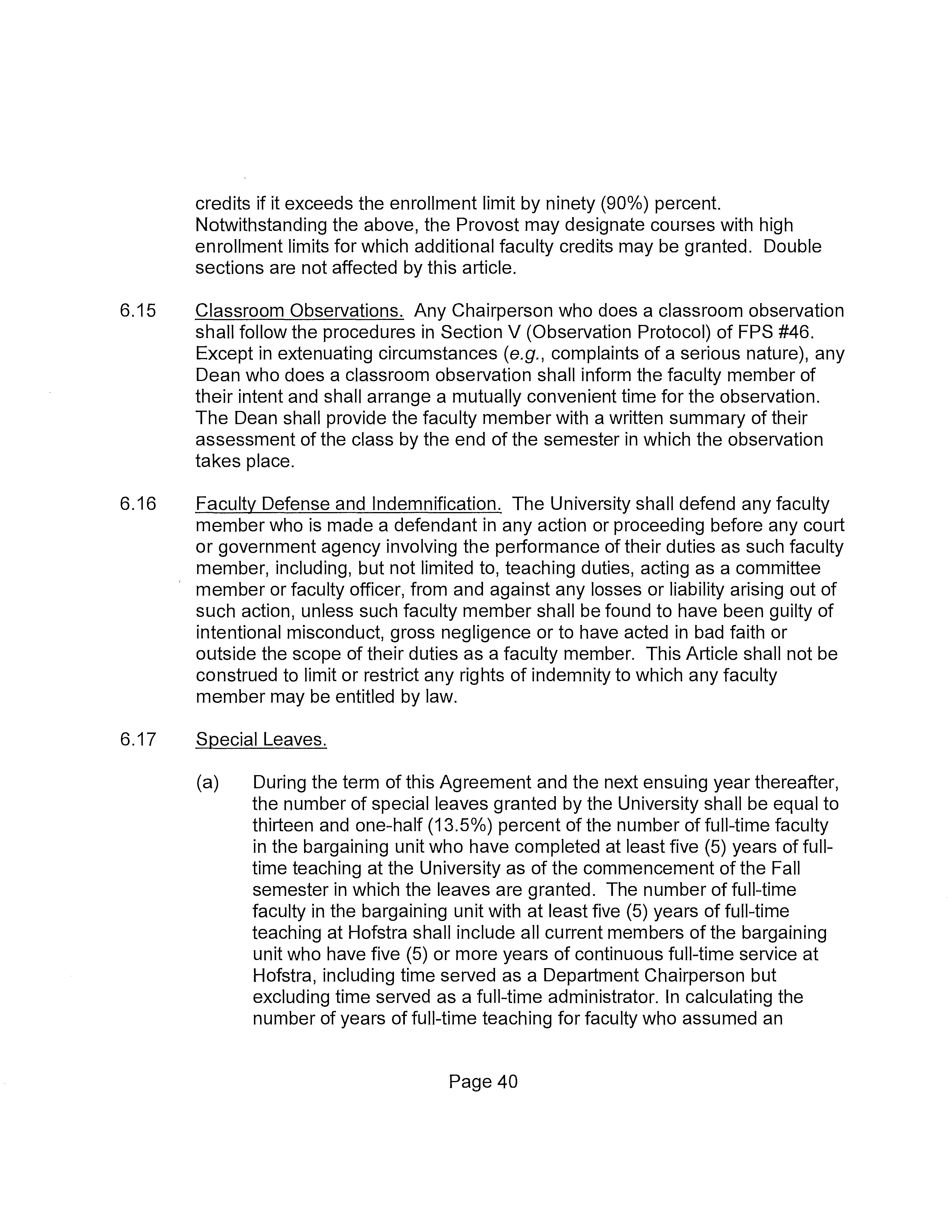 AAUP 2021 2026 Contract Hofstra University By Hofstra University Issuu