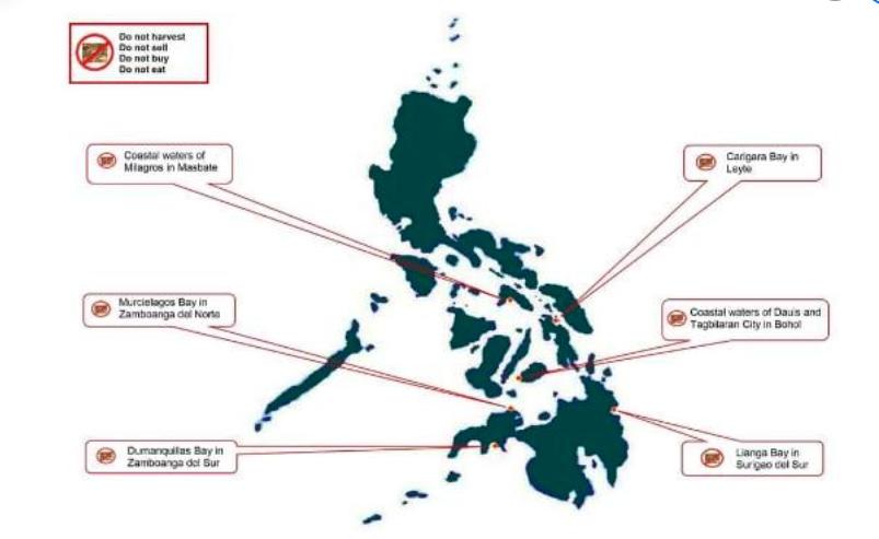 Cover for RED TIDE STILL UP IN SURIGAO SUR BAY