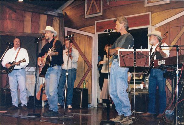 The first show and CD with the Brown County gang, the Liars’ Bench in 1998. photo by Cindy Steele