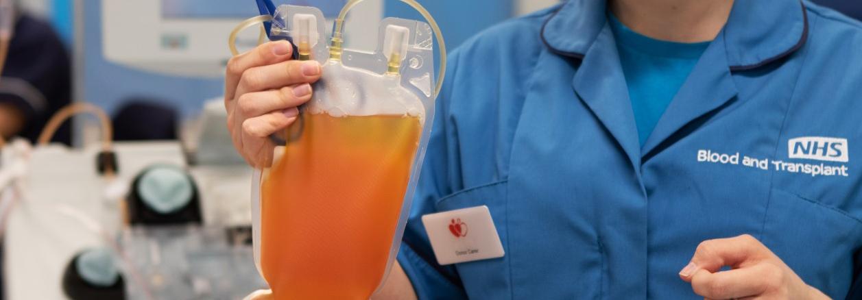 Cover for Plasma donation