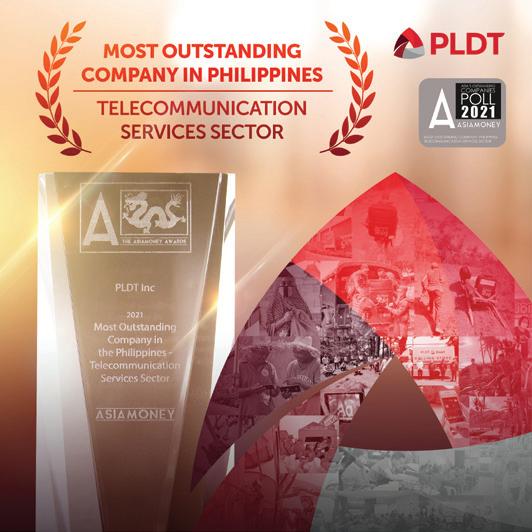 Cover for PLDT named Asiamoney’s most outstanding Telco