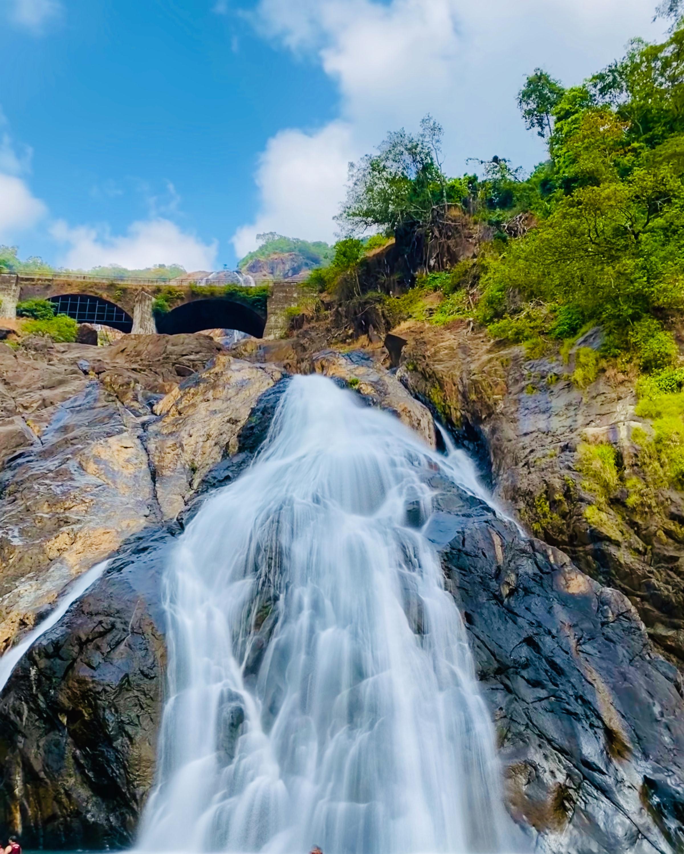 Cover for The Majestic Dudhsagar Waterfalls.