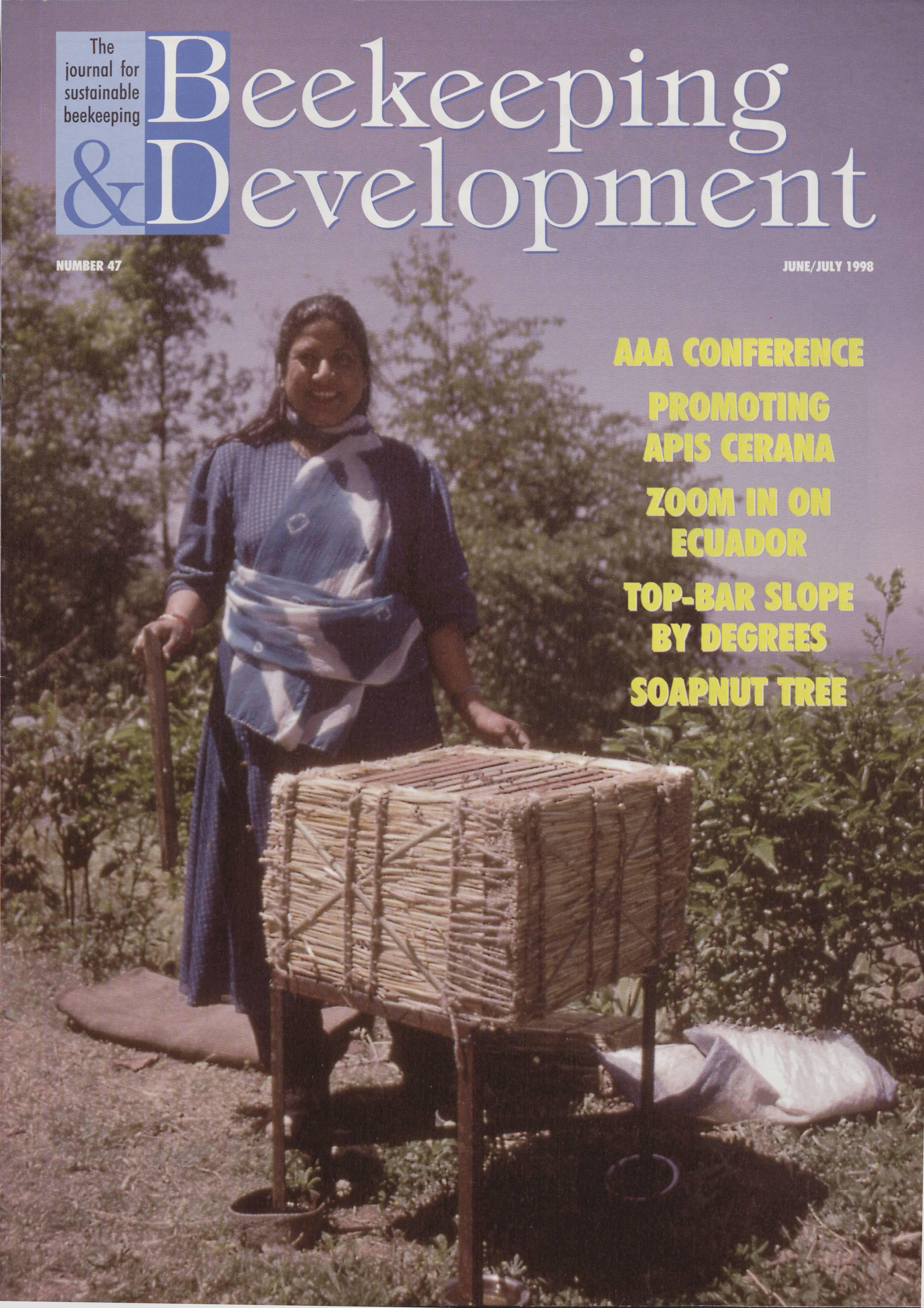 Cover for Appropriate design of top bar hives