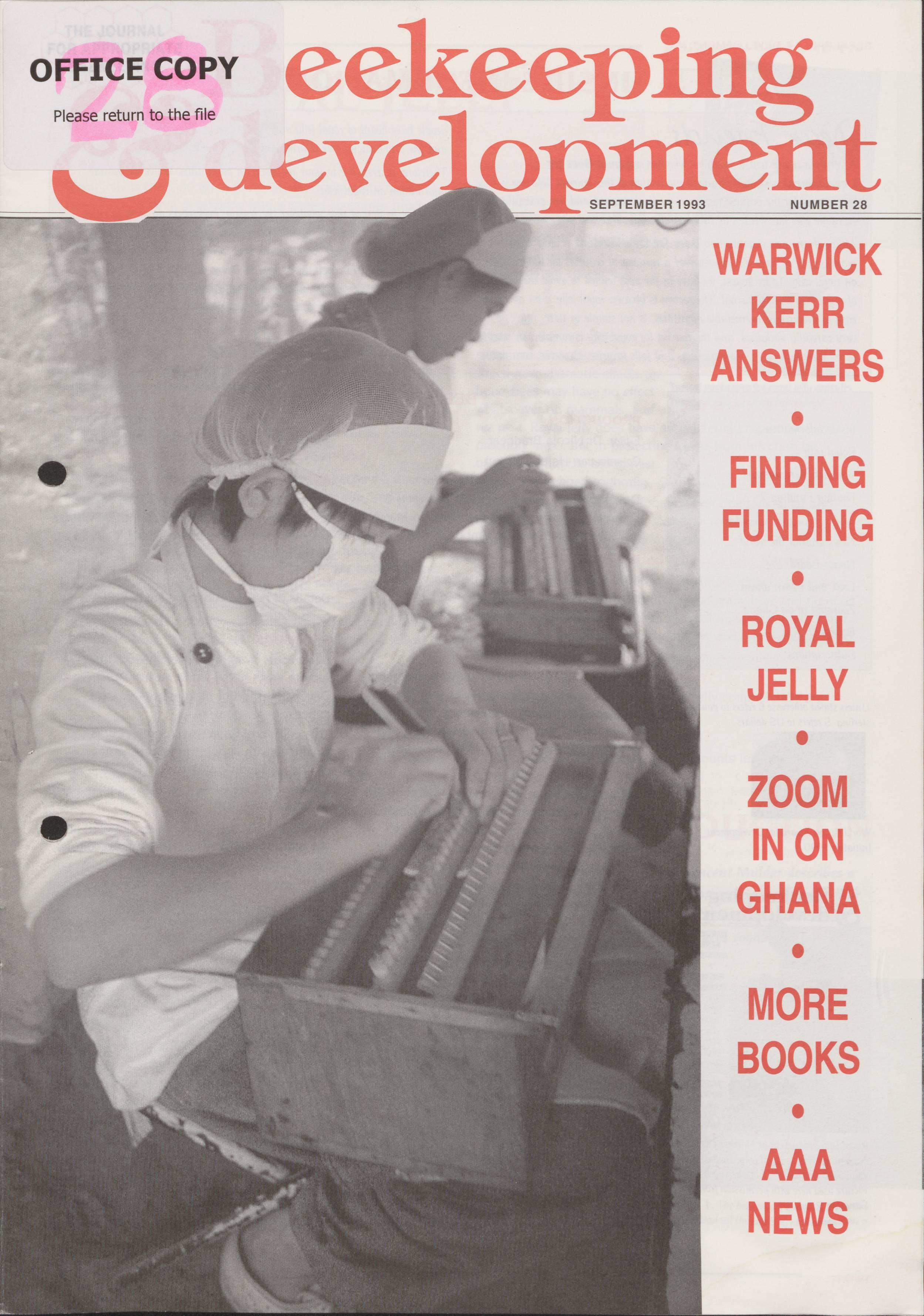 Cover for Business advice for Malawi beekeepers