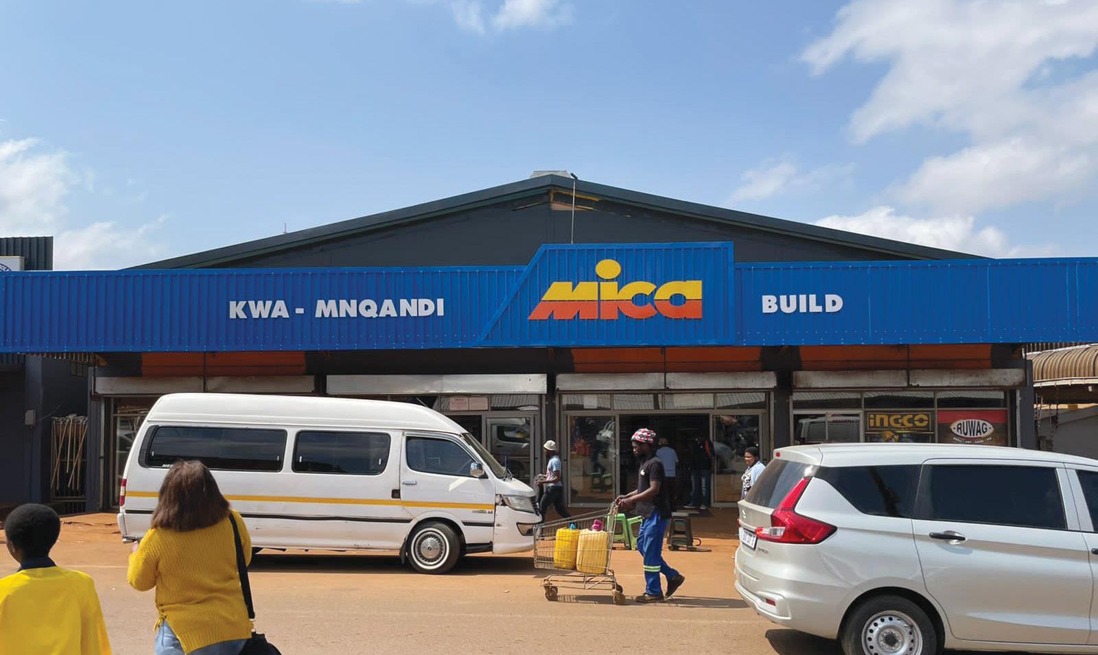 Cover for Mica Support Centre gets looted store up and running