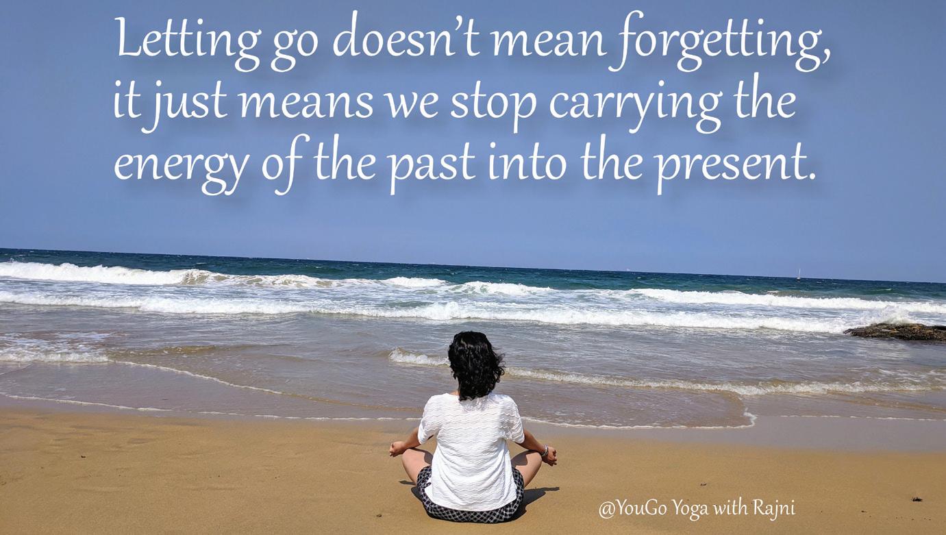 Cover for YouGo with Rajni - Let’s Be Mindful Series Letting go of 2021 mindfully