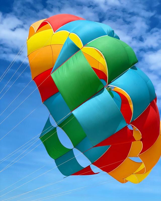 Parasailing in Goa.