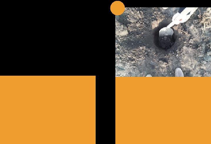 Sahənin işarələnməsi və tinglərin əkilməsi