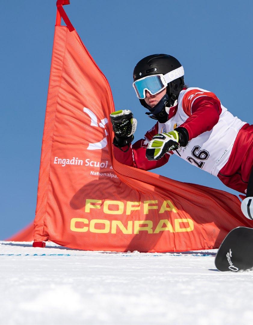 Cover for Alpine Snowboarder Megan Farrell