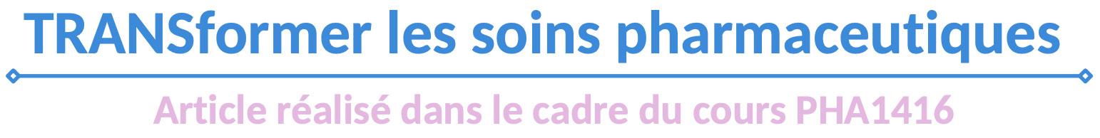 Cover for TRANSFORMER LES SOINS PHAR