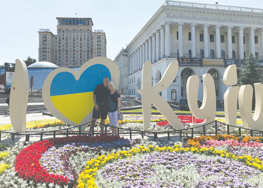 Cover for Being in Ukraine