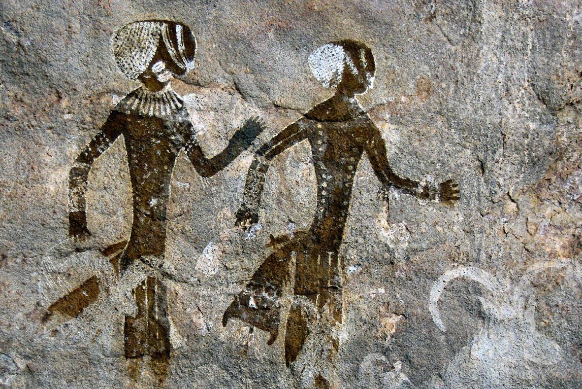 Cover for Las Inquietantes figuras de Tassili