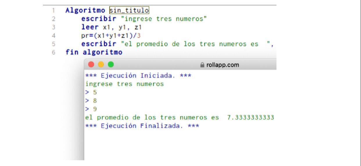 2. Calcular la media de tres números pedidos por teclado - Issuu