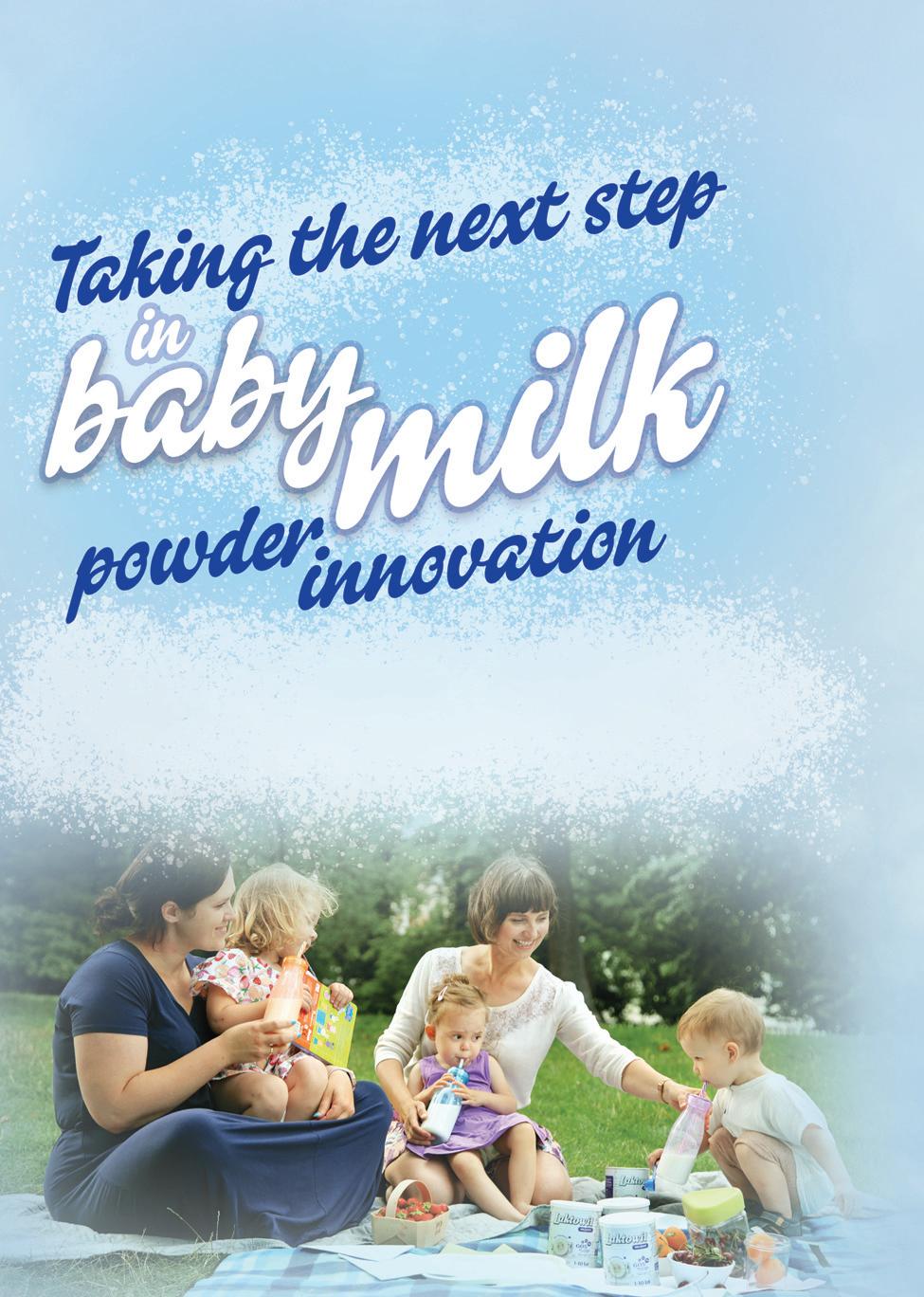 Cover for Taking the next step in baby milk powder innovation