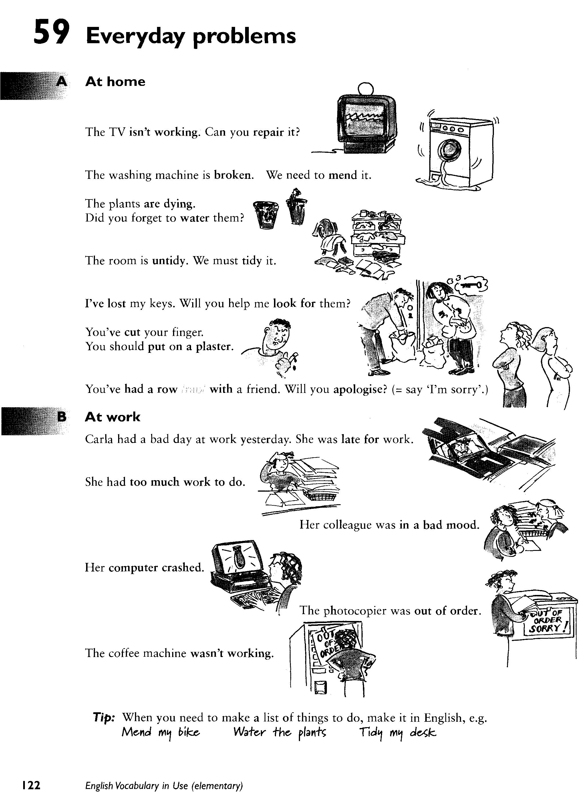 Every day problem. Every day problem. Everyday minor problems vocabulary. Every day problem. Every day problem.