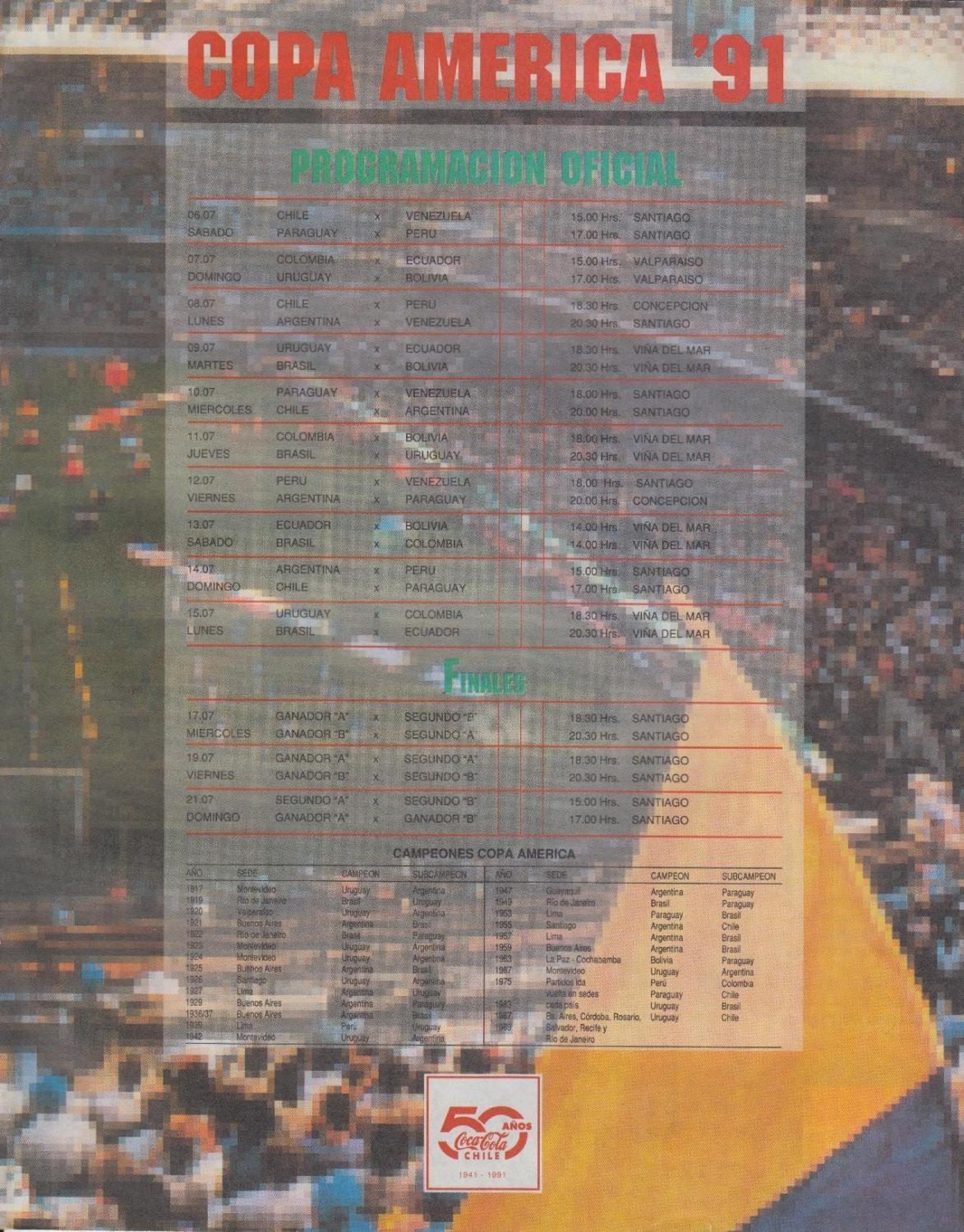 Copa América 1991 by El AreA Issuu