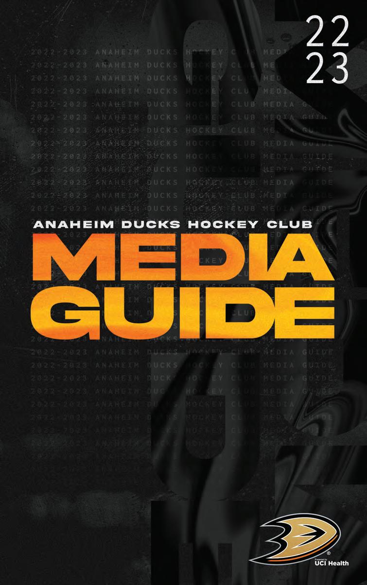 2022-23 Ducks Media Guide by Anaheim Ducks - Issuu