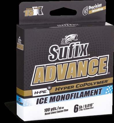 Sufix Advance Monofilament 17 lb Clear