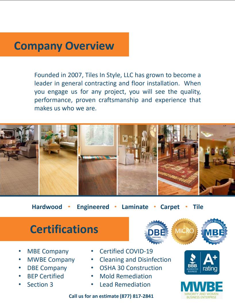 Tiles In Style LLC DBA Taza Construction by TilesInStyle Issuu