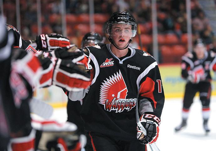 Moose Jaw Warriors Alternate Uniform - Western Hockey League (WHL