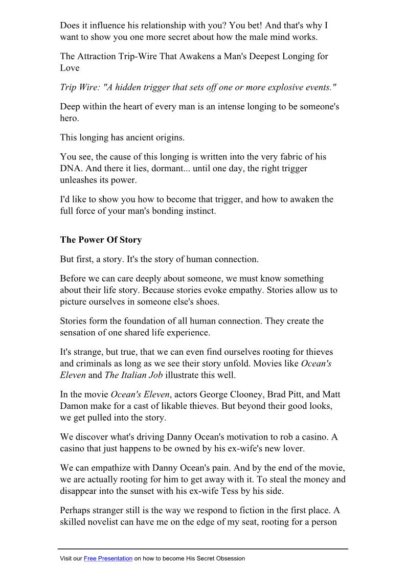 5 Ways To Simplify His Secret Obsession Review 3 Ways To Have More Appealing His Secret Obsession Review