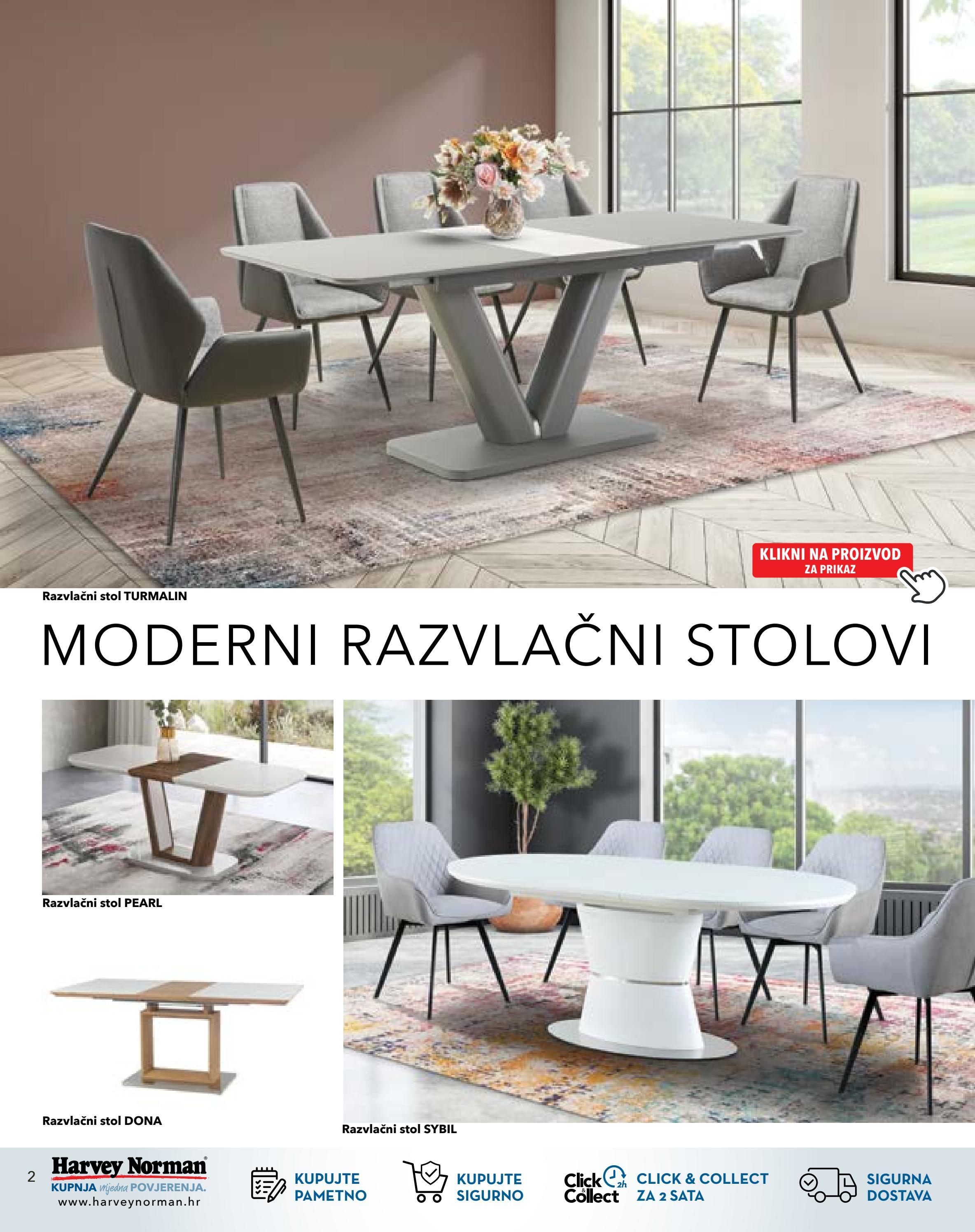 Harvey Norman katalog Blagovaonski stolovi jesen zima 2022 by Catalog