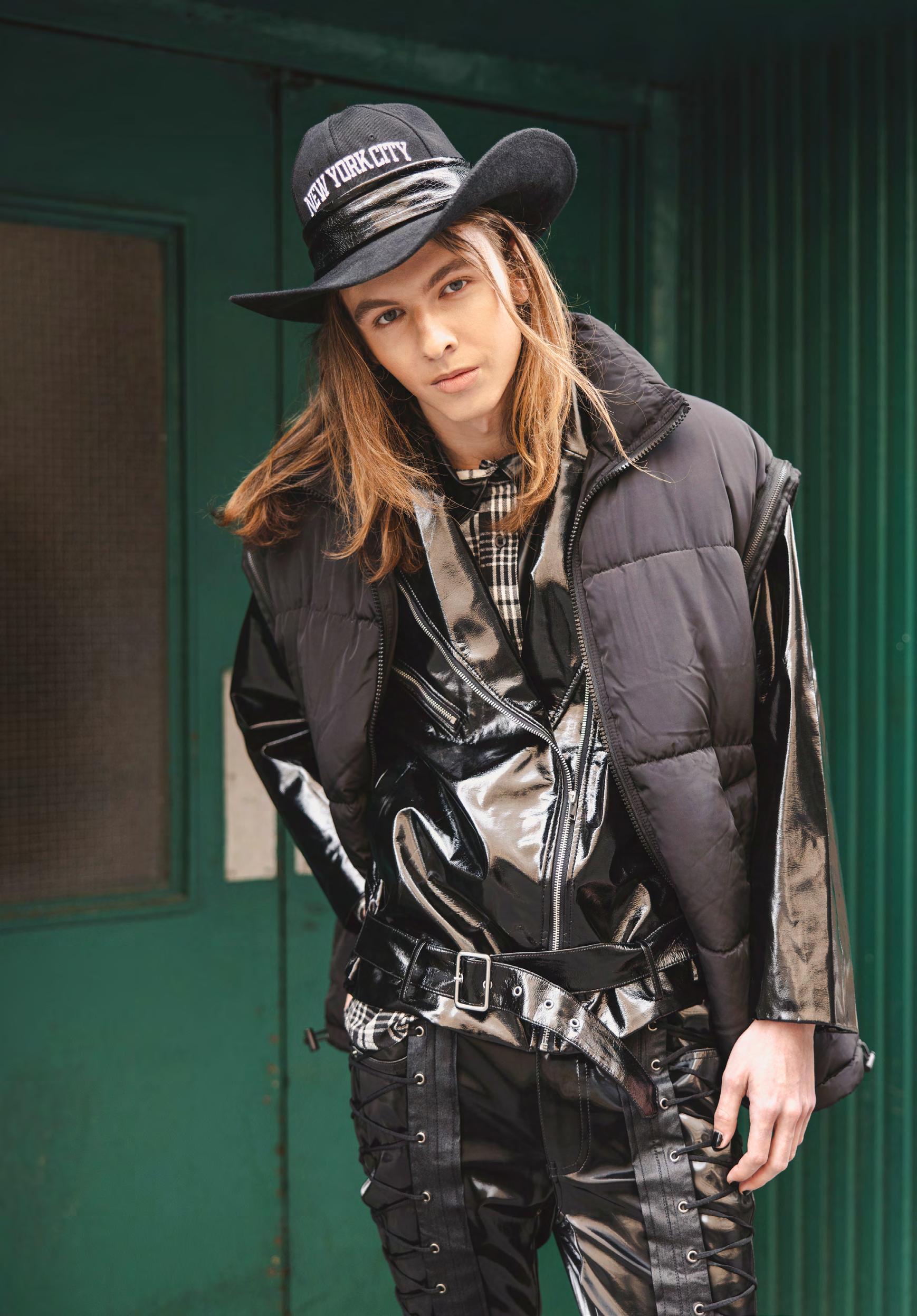 Rosen Kreuz cropped belt leather jacket. 【公式通販】 Rosen Kreuz cropped belt leather jacket. 【公式通販】