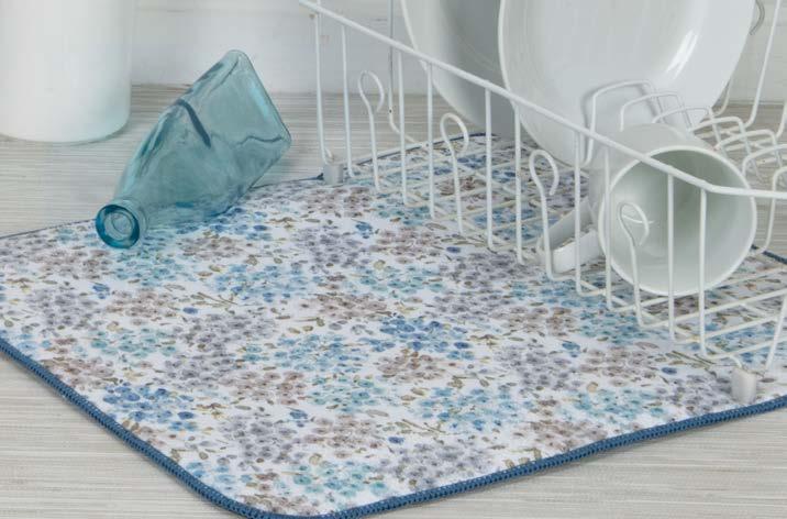 Kay Dee Bohemian Blue Drying Mat R6989