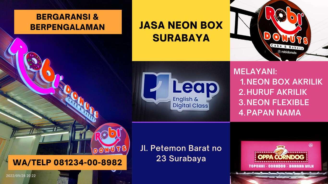 Cover for DARI SURABAYA, WA 081234-00-8982 Jasa Neon Box Mixue Bitung