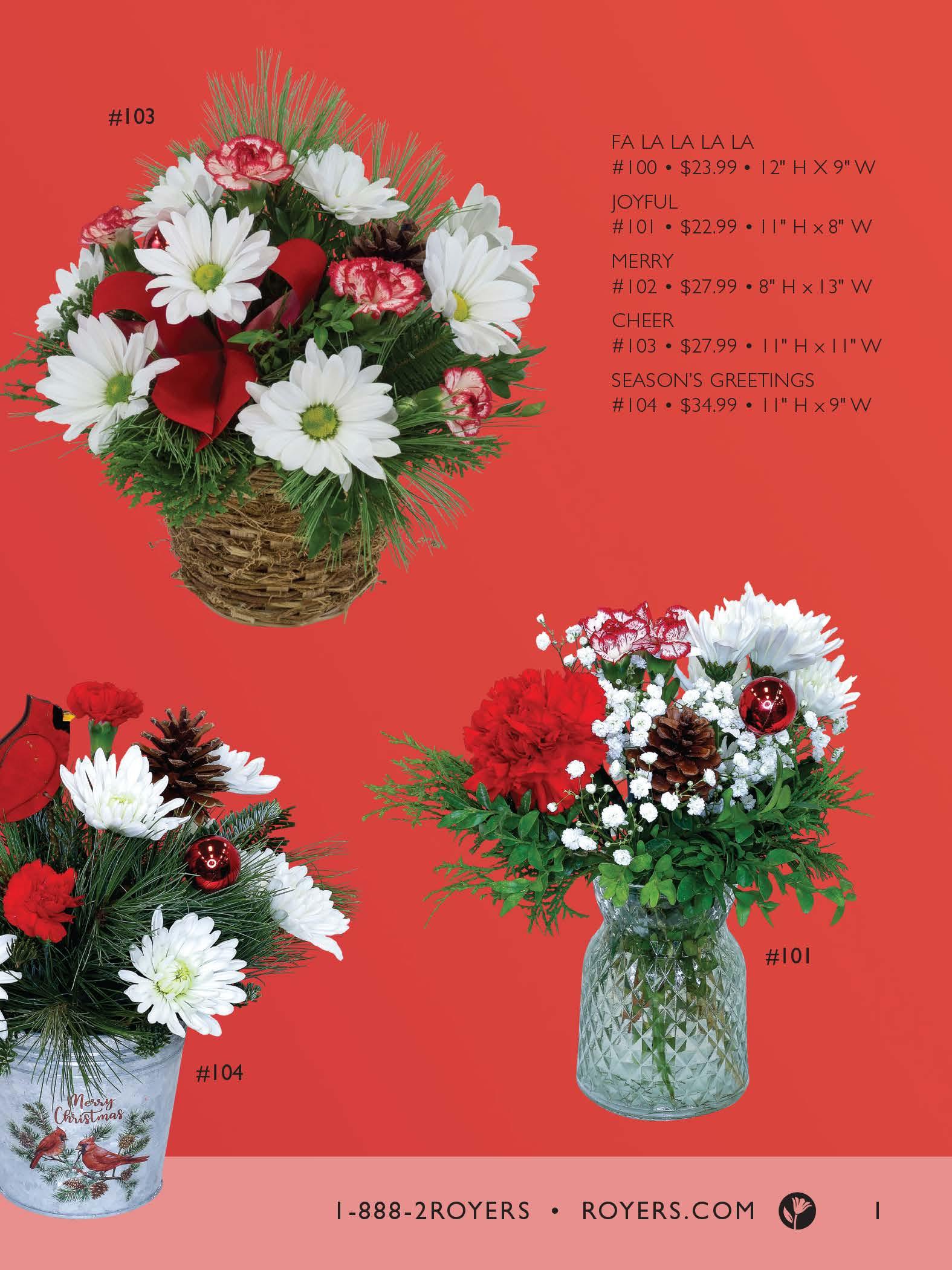 Royer's Second Christmas Brochure 2022 by US Retail Flowers Inc. Issuu