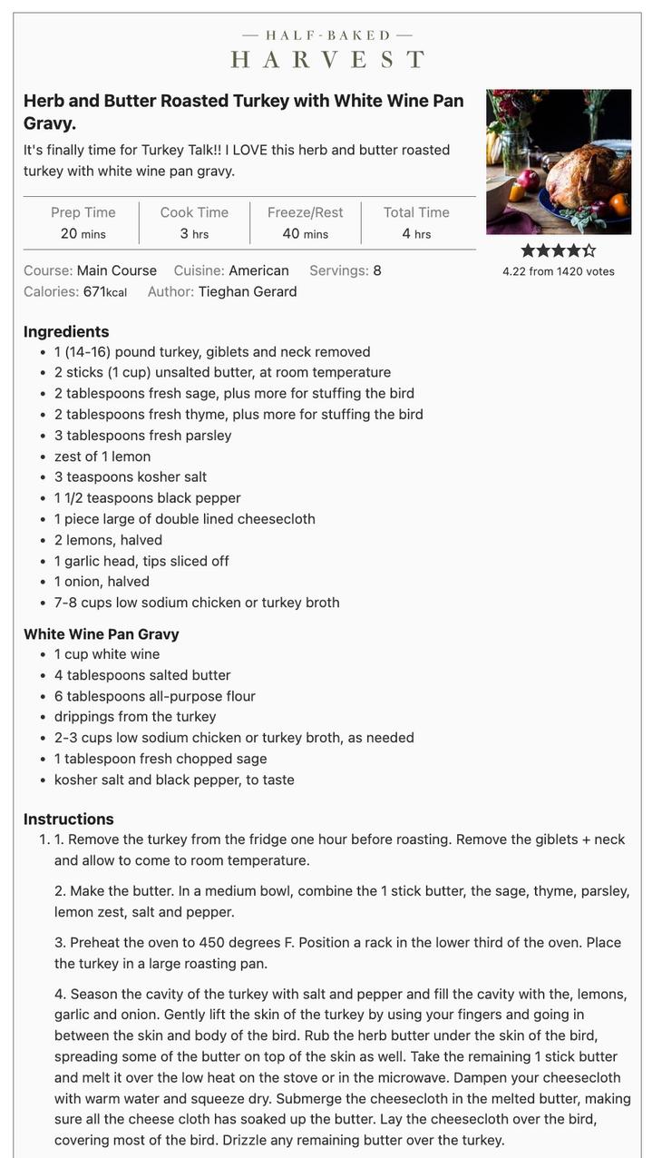 Half Baked Harvest Thanksgiving Guide by halfbakedharvest Issuu