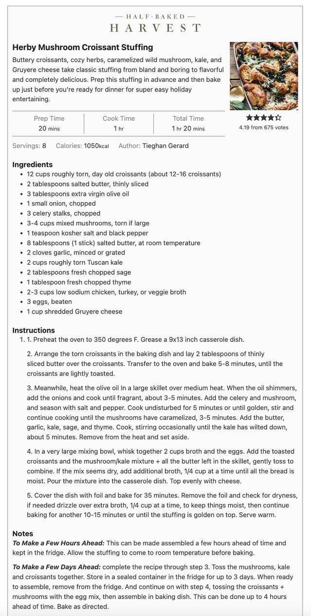 Half Baked Harvest Thanksgiving Guide by halfbakedharvest Issuu